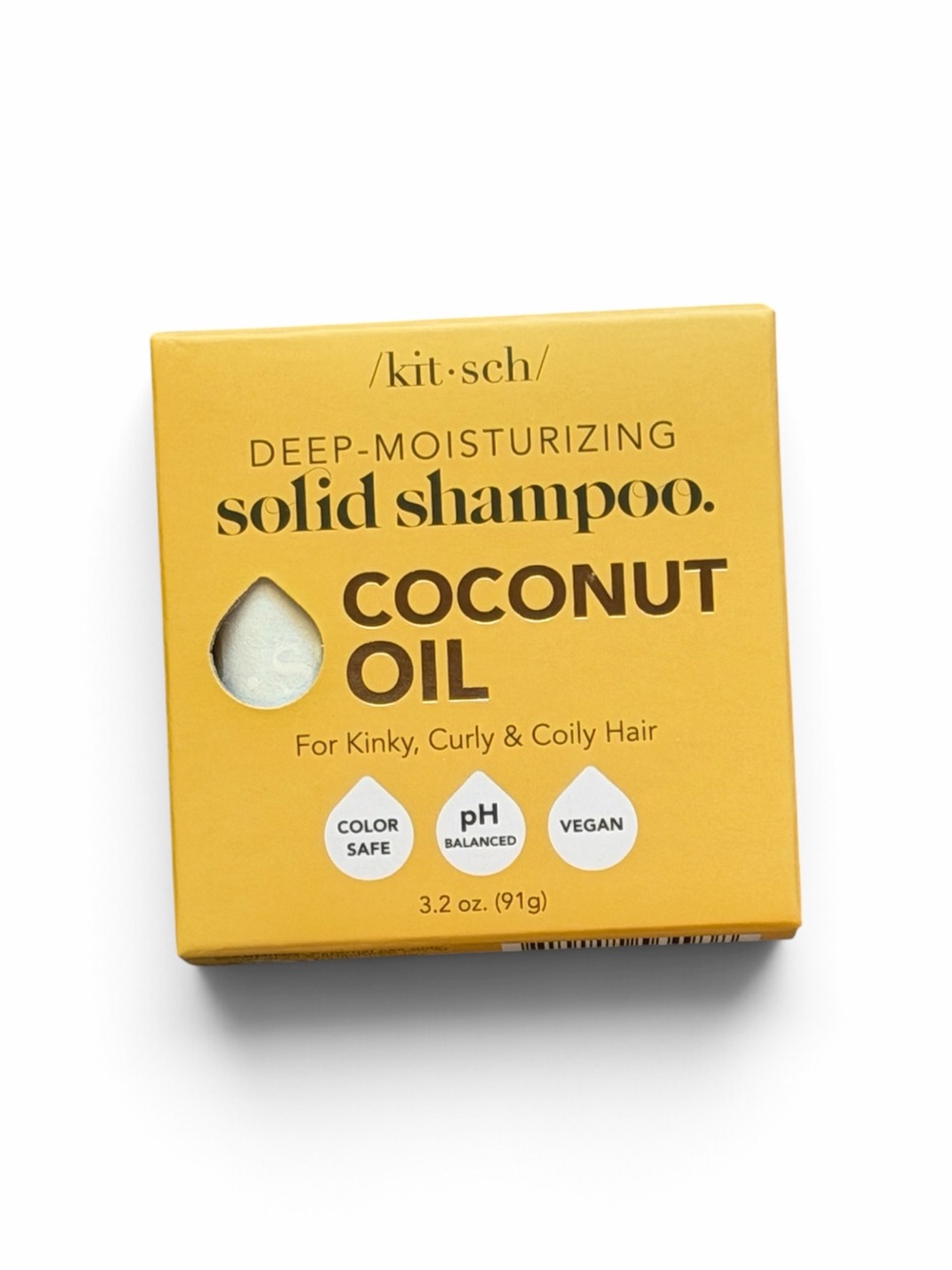Kitsch Coconut Oil Solid Shampoo - 2.7 oz NIB